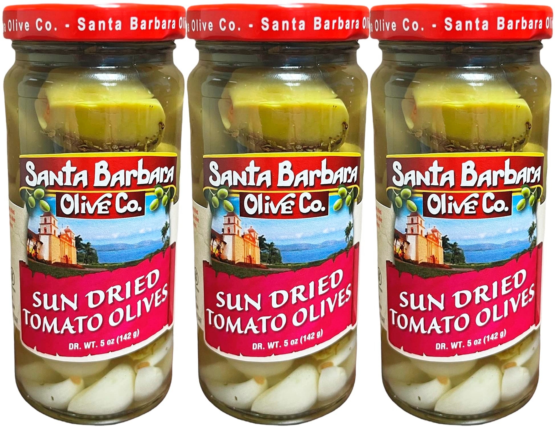 SANTA BARBARA OLIVE CO Sun Dried Tomato Olives, 3 Pack, 5oz