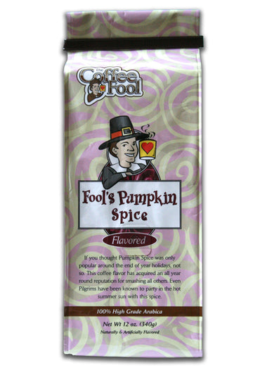 The Coffee Fool Drip Grind Coffee, Fools Pumpkin Spice, 12 Ounce