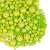 Edible Green Sugar Pearls Candy Sprinkles for Cake Decorating Baking Cake Cupcake and Cake Topper Cookie Decorations Wedding Par