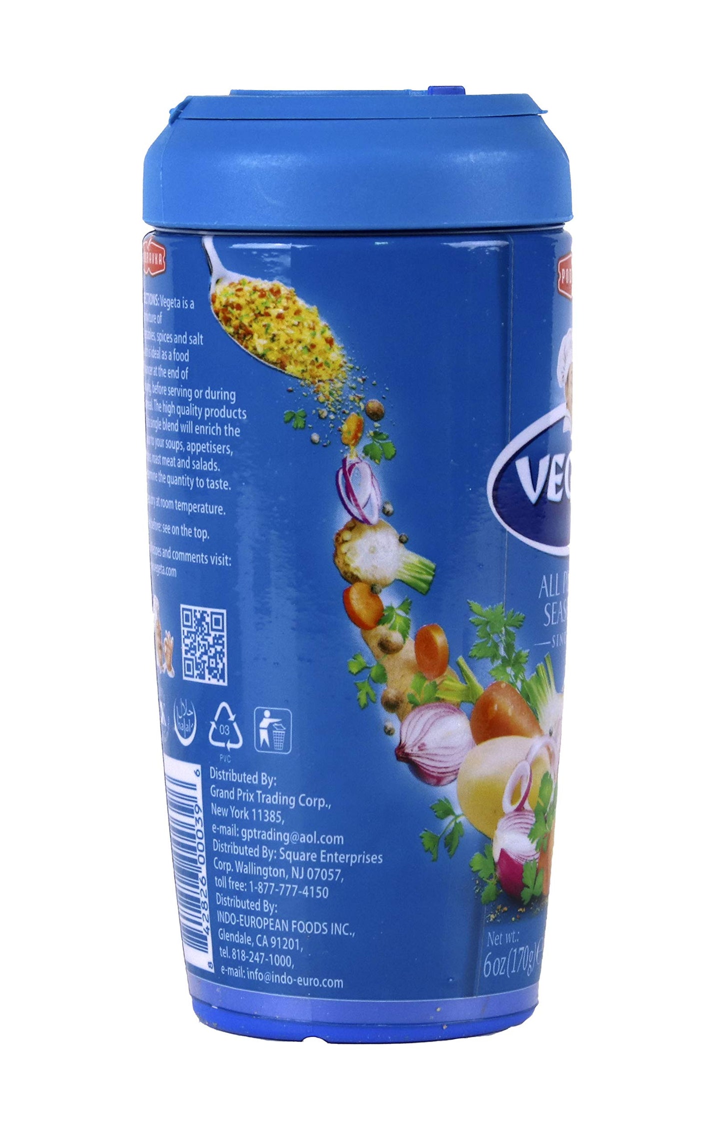 Podravka Vegeta Seasoning Shaker No Msg, 6 Ounce (170 G)