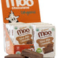 Moo Chocolates Organic Solid Milk Chocolate Mini Bars 0.7oz, 14 ct (Pack of 1) | USDA Organic, Non-GMO | 110 Calorie Snacks for 