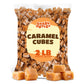 Caramel Cubes Candy - 2 Pound Bulk Pack (About 150 Count) - Individually Wrapped