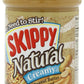SKIPPY Peanut Butter Natural Creamy, 15 Ounce (Pack of 6)