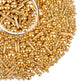 Sugarzy Christmas Gold Pearl Sprinkles, Edible Cake Decorations, 130g, Baking Toppers for Cupcakes, Cookies, Donuts, Food Grade