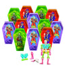 Interlocking Skeleton Bone Candy With Coffin (12 Packs) Halloween Candy