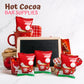 4Es Novelty 50 Packs Snowman Soup Mini Marshmallow Packets  Vanilla Flavored  14 Marshmallows in Each Bag  Bulk Individually Wrapped Christmas Marshmallows For Hot Chocolate Bar Supplies Party