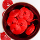 Red Strawberry Licorice Wheels - 2 Lbs Of Bulk Fresh Sweet Licorice. Approximately 80 Wheels Per Bag