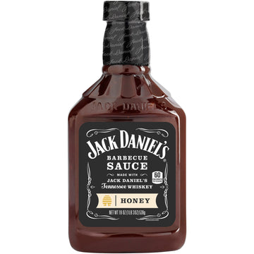 Jack Daniels Honey BBQ Sauce (19 oz Bottles, Pack of 6)