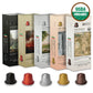 Café Romano Organic Espresso Pods for Nespresso Original Machine, Variety Pack, 100 Count