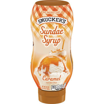 Smucker'S Sundae Syrup Caramel Flavored Syrup, 20 Ounces (Pack Of 12)