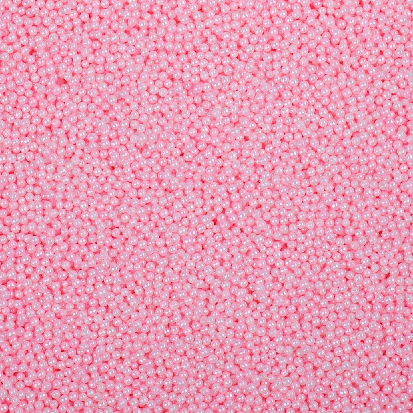 Light Pink Nonpareils Sprinkles - 2mm Edible Mini Pearl Sprinkles for Cake Decorating, Cupcake, Cookie, Baking, Donuts, Ice Crea