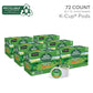 Green Mountain Coffee Roasters Breakfast Blend Decaf Keurig Single-Serve K-Cup Pods, Light Roast Coffee, 72 Count