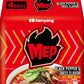 MEP Black Pepper and Beef Flavor, Instant Korean Ramen noodles, Spicy Ramyeon Noodle Soup [4.23 OZ (120g) x 4 Bags]