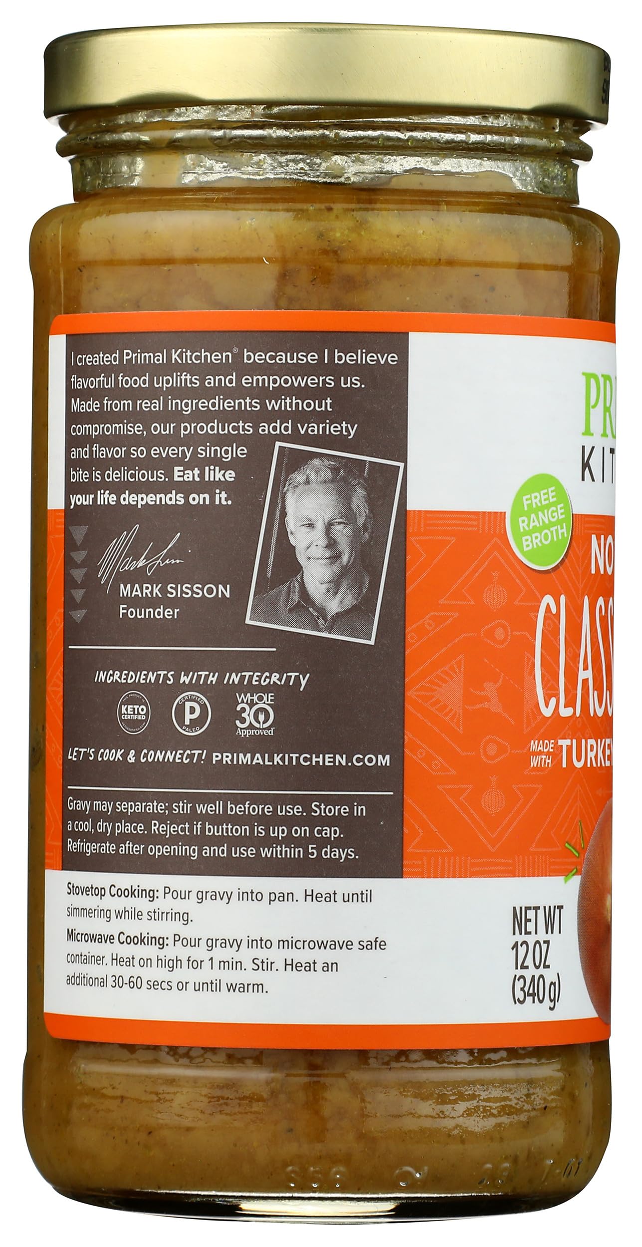 Primal Kitchen Organic Classic Gravy, 12 OZ