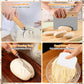 Sourdough Starter Kit, Sourdough Bread Baking Supplies, 9Banneton Bread Proofing Basket With Glass Sour Dough Starter Jar, Breads Scoring Tool,Breads Making Tools Gifts For Bakers Women Wife Mom