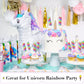 Unicorn Candy Swirl Lollipops Individually Wrapped 20pk- Unicorn Lollipop Candy Bulk For Unicorn Party Favors & Rainbow Party Fa