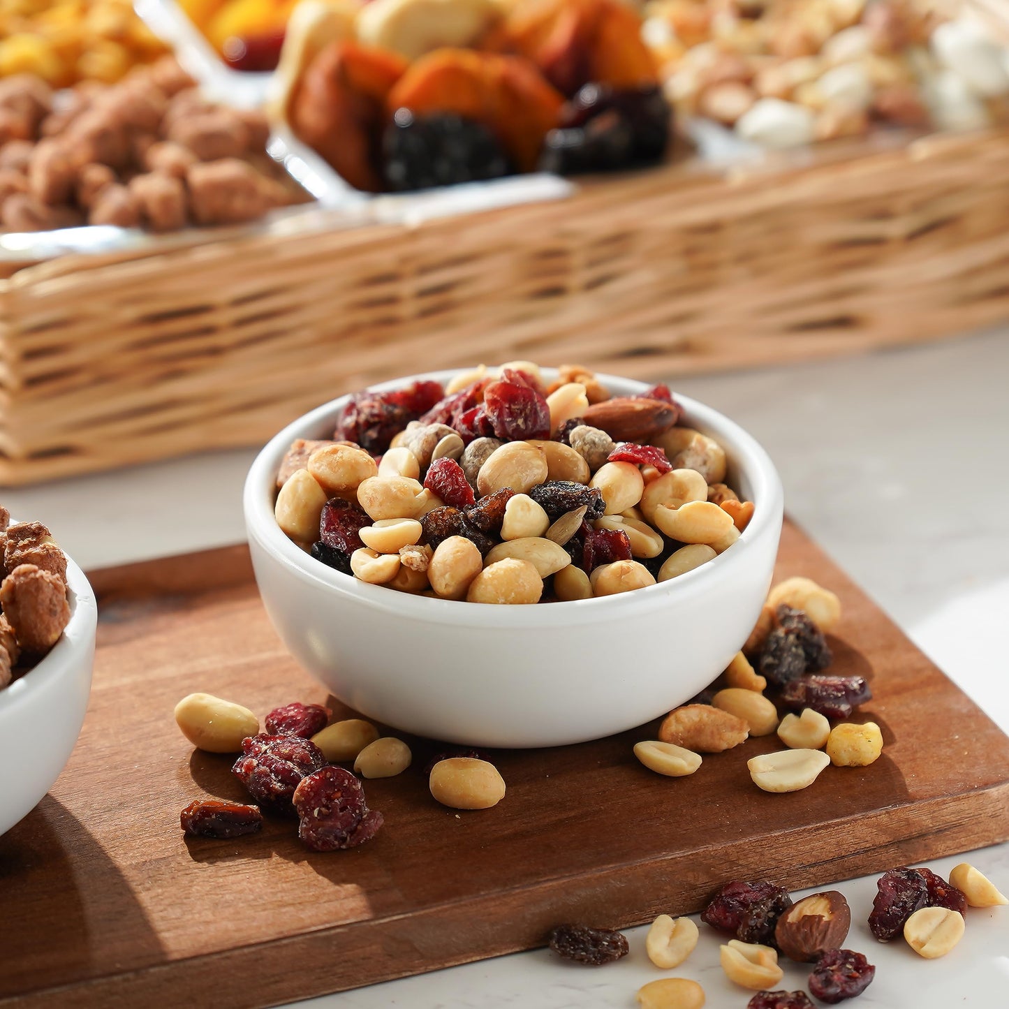 Broadway Basketeers Gourmet Nuts Gift Basket Collection For Sympathy Or Condolence - Mixed Nuts Healthy Gifts For Men, Woman And