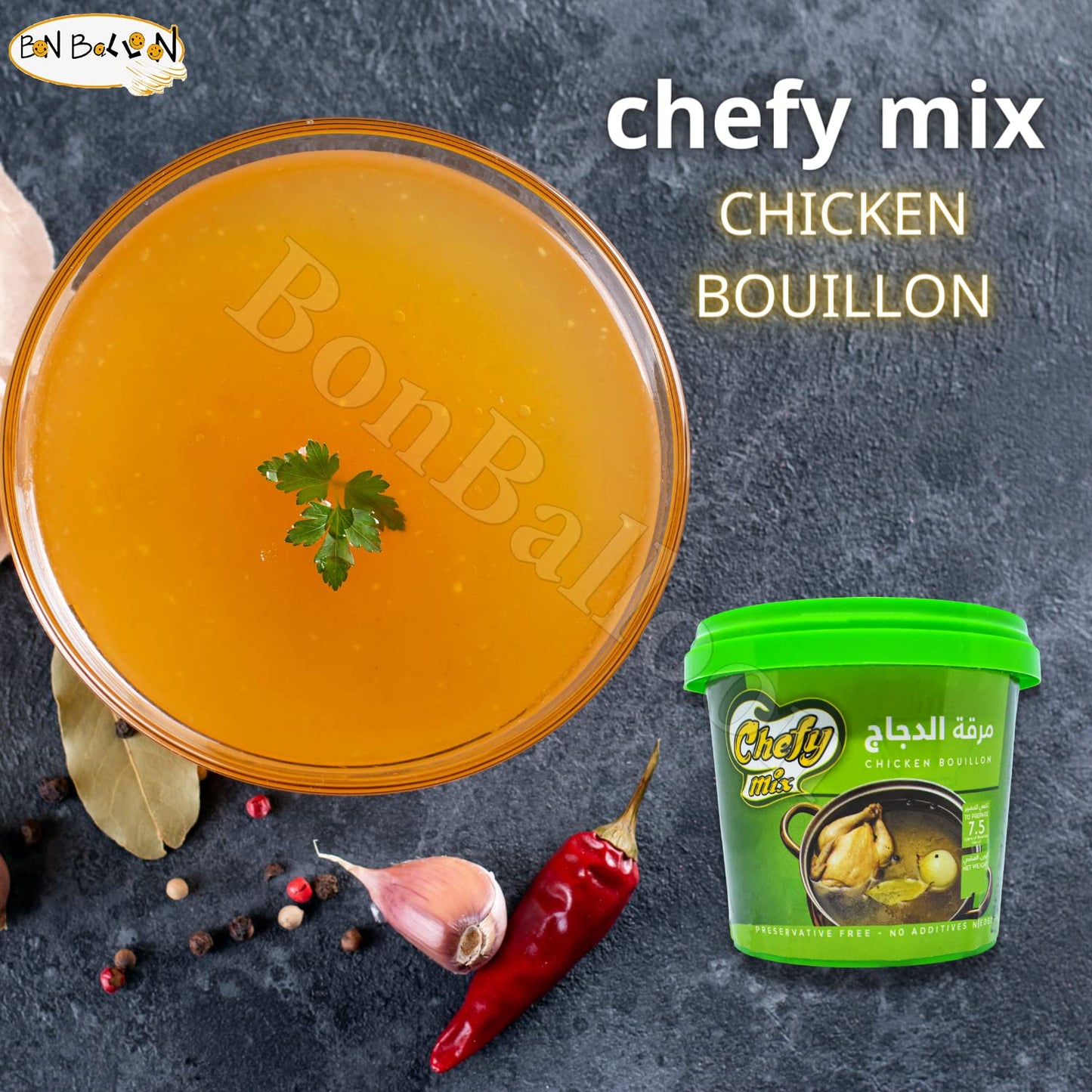 Chefy Mix Chicken Flavor Flavored Bouillon Halal Egypt Enhance The Flavor Of Your Favorite Recipes With Stock Powder Made With R