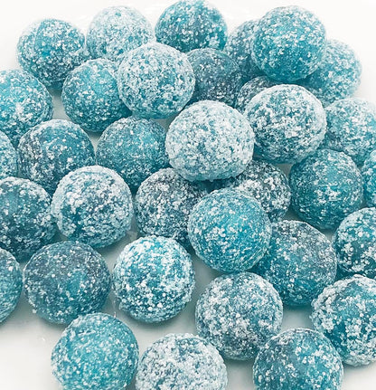 Barnetts - Mega Sour Candy Raspberry 227g - Trendy Sweet Bags - Traditionally Handmade Sweets - Sour Coating Lasts 20 Seconds - 