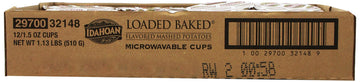 Idahoan Mashed Potatoes, Loaded Baked, 1.5 Ounce (Pack Of 12)