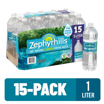 Generic Zephyrhills Spring Water Case Bundles, 33.8 Fl Oz (Pack of 30), 2 Cases, Refreshing Natural Flavor