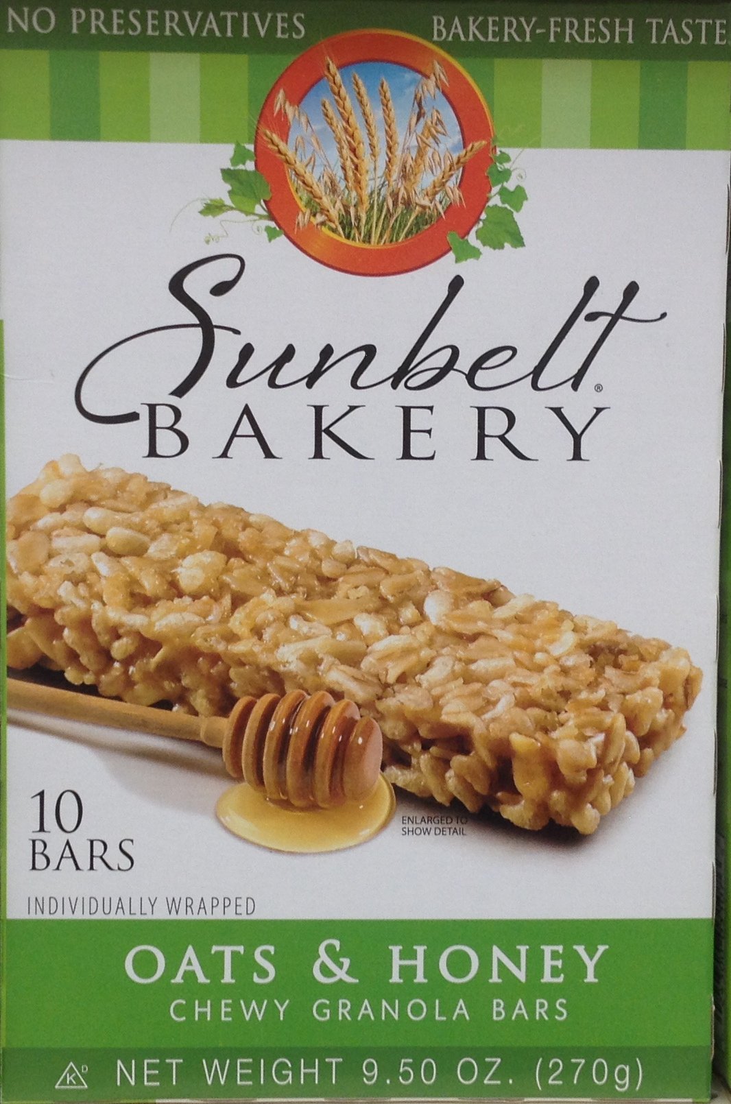 Sunbelt Bakery OATS & HONEY Chewy Granola Bars, 30 Count, Packaging May Vary