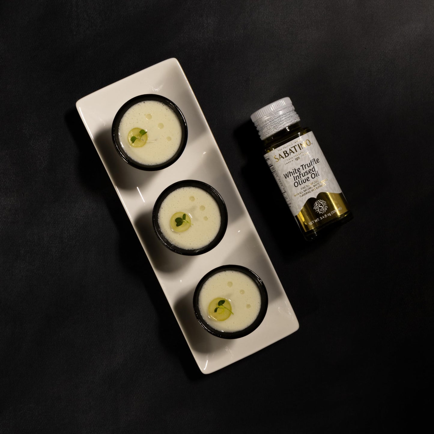 Sabatino Tartufi White Truffle Infused Olive Oil - All Natural, Made From White Truffles, Vegan, Vegetarian, Kosher, Non-Gmo Pro