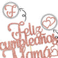 Ferastar Feliz Cumpleaos Mama Cake Topper, Best Mom Ever, Happy Mothers Day, Mom Birthday Party Decorations Rose Gold Glitter.