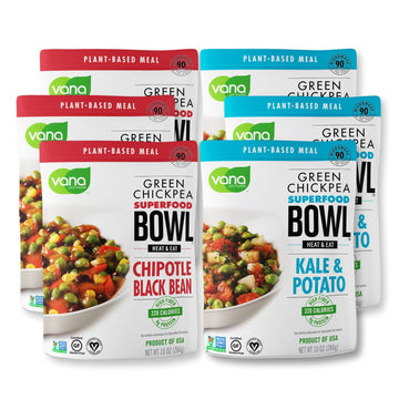 Vana Life'S Foods Plant Based Ready Meal - Smokey Chipotle And Hearty Potato - Indian Cuisine Ready To Eat Meals, Vegan, No Pres