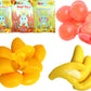 Sarah'S Candy Factory 3 Variety Peelable Gummy Candy, Mango, Peach, And Banana Flavors 1 Oz (18 Pack) Single Serve Snack Packs,