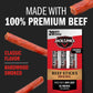 Jack Link's Beef Sticks, Original - Protein Snack, Meat Stick with 6g of Protein, Made with 100% Beef, Individually Wrapped Beef