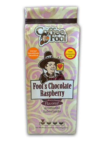 Coffee Fool'S Decaf Chocolate Raspberry (Coarse Grind)