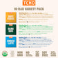 TCHO Plant-Based Dark & Milk Chocolate Variety Pack - Vegan Gourmet Assortment - 16 Count