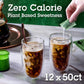 Stevia In The Raw Plant Based Zero Calorie Sweetener Sugar Substitute Sugar-Free Sweetener For Coffee Hot & Cold Drinks Suitable