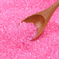 Pink Sprinkles For Cake Decorating, 4.02Oz Pink Sanding Sugar Sprinkles, Edible Glitter Sprinkles For Cupcake Toppers Baking Dri
