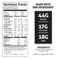 The Only Bean - Organic Black Bean Fettuccine Pasta - High Protein, Keto Friendly, Gluten-Free, Vegan, Non-Gmo, Kosher, Low Carb