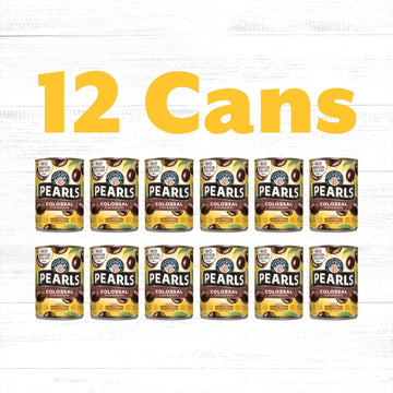Pearls Colossal Ripe Pitted Olives  Pack of 12  5.75 oz Cans