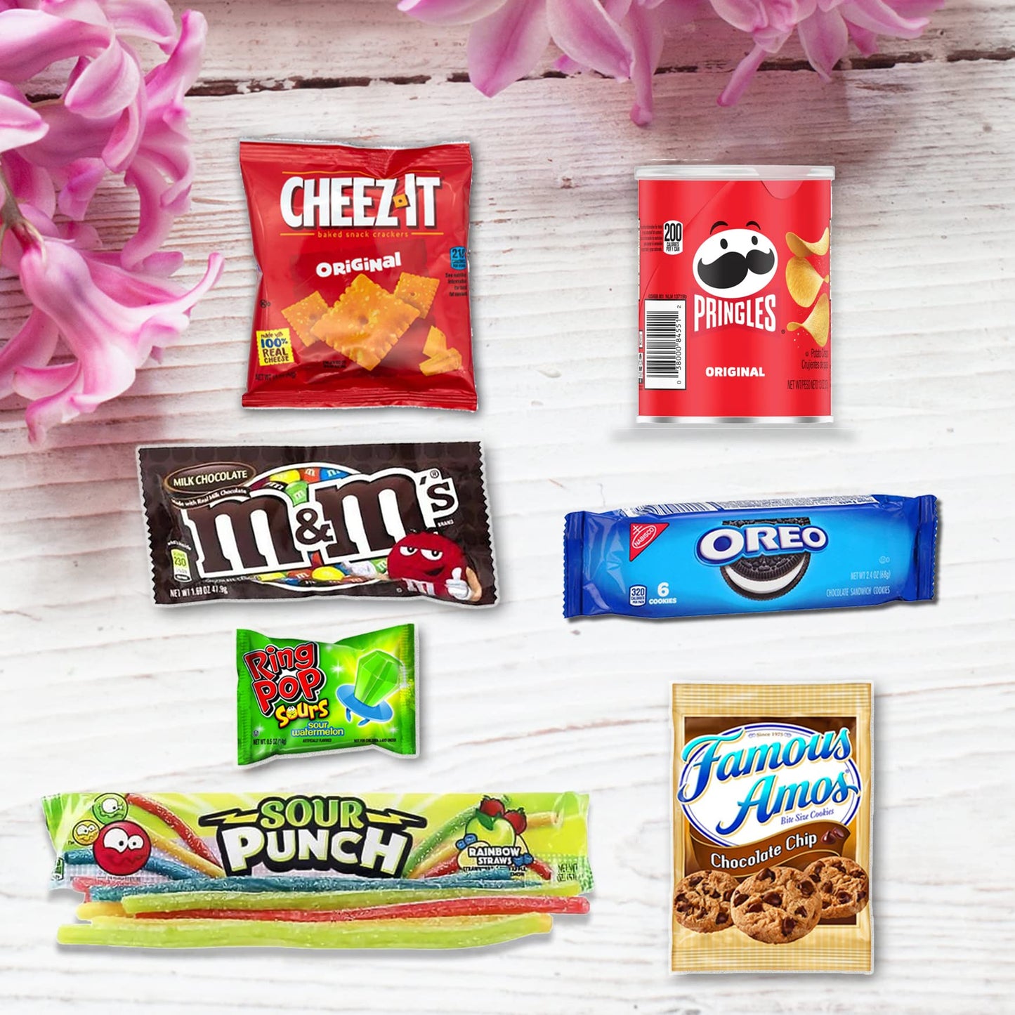 Beyond The Box Birthday Gift Basket - Candy Variety Pack with Happy Birthday Balloon, Snacks & Greeting Card for All Ages