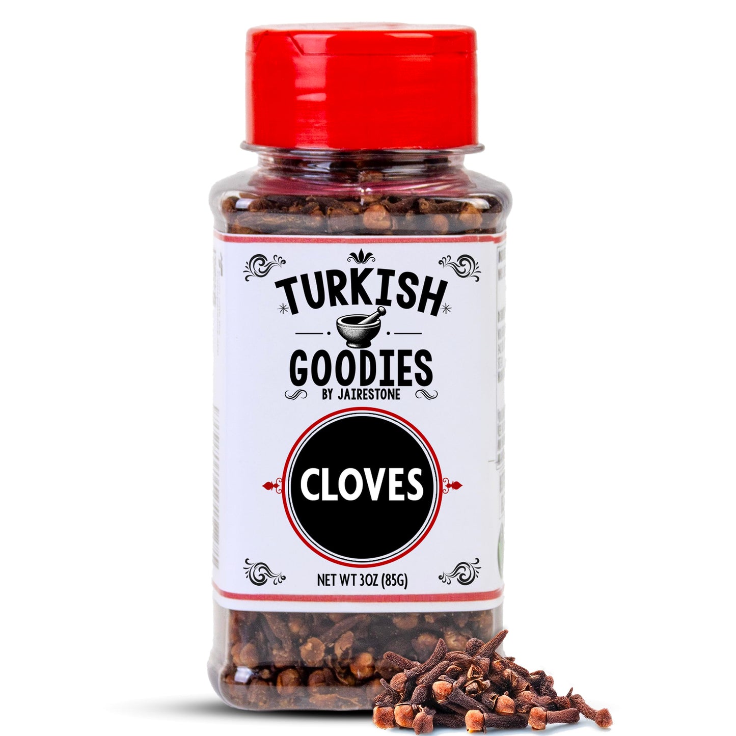 Whole Cloves 3Oz - Top-Grade Handpicked Cloves For Cooking  Baking  Omander Balls And Potpourri  Tea & Home Remedies - Resealable Freshness Jar