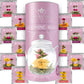 Teabloom Rose Flowering Tea – 12 Hand Tied Blooming Tea Flowers – 36 Steeps, Makes 250 Cups – Romantic Rose Tea Gift Set For Tea Lovers