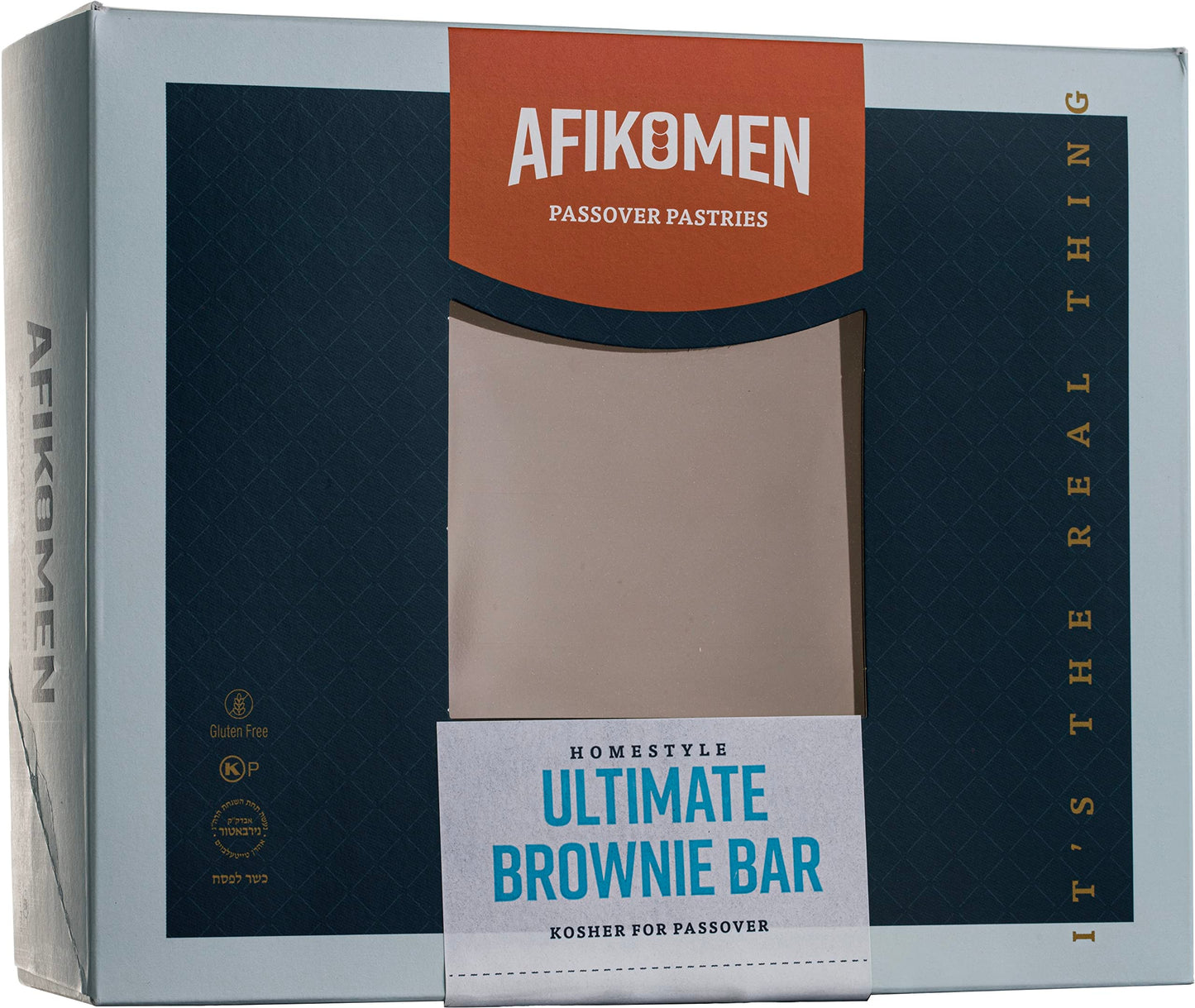 Afikomen Cakes Gluten Free Brownie Bars, 12oz | Homestyle Brownies | Kosher for Passover