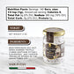 Gourmanity Black Truffle Salt, Coarse Mediterranean Sea Salt with Truffle Flakes, 5oz Jar, Product of Italy