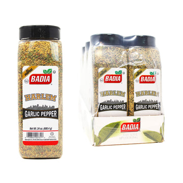Badia Harlem Garlic Pepper, 24 Ounce (Pack of 6)