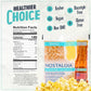 Nostalgia Movie Theater Style Popcorn Packets, Butter Flavored Coconut Oil & Seasoning Salt, 8oz, 24 Count, Model NKPP824