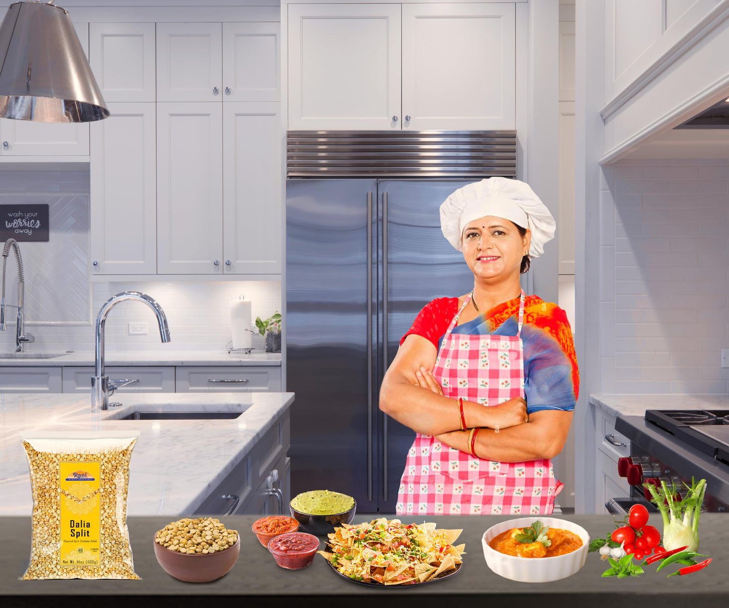 Rani Daliya Split Roasted Chickpeas 400g (14oz) - All Natural, Vegan, Indian Origin