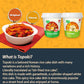 Joayo Original+Cheese Tteokbokki Rice Cakes W/Spicy & Rich Flavorful Savory Sauce [2-Cups] Authentic Korean Street Food Traditio