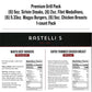Rastellis Grilling Meat Pack - Wagyu Burgers, Sirloin Steaks, Filet Mignon, Chicken Breasts - 24 Count, 6.5 lbs Total