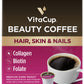 Vitacup Beauty Collagen Coffee Pods For Hair, Skin & Nails, With Biotin & Folate, Medium Dark Roast, Keto Friendly, Recyclable Single Serve Pod Compatible With Keurig K-Cup Malt-Inspired,64 Ct