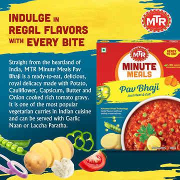 Mtr Pav Bhaji, 10.5-Ounce Boxes (Pack Of 10)