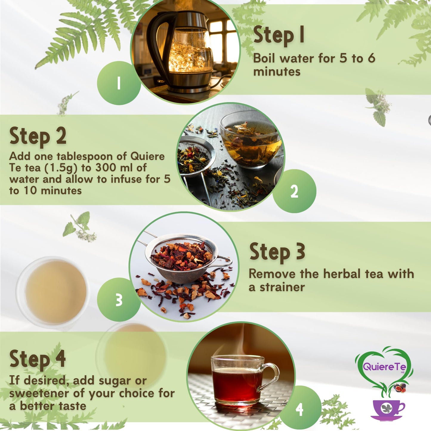 Pasiflora Tila Tea Linden Passionflower Tea, Quiere Te, Herbal Mix, 5.3 Oz (150 Grams), Up To 100 Cups, Passiflora Incarnata, Re
